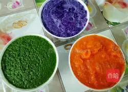 Illustration of how to make colorful dumplings 3