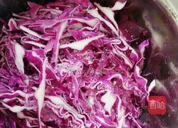 蚝油紫甘蓝的做法图解4