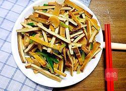 青瓜炒香干的做法图解9