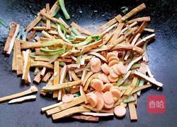 青瓜炒香干的做法图解8