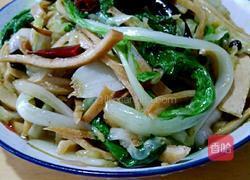小青菜炒豆腐干的做法图解10