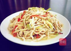 嫩姜芽炒肉丝的做法图解10