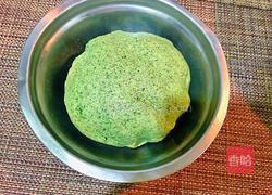 咸蛋黄肉松青团的做法图解4