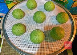 咸蛋黄肉松青团的做法图解12