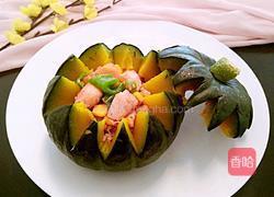 鸡肉南瓜盅的做法图解2