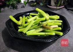 苋菜杆子炒肉的做法图解2