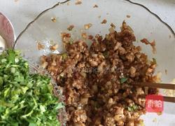 肉馅菜团子的做法图解4