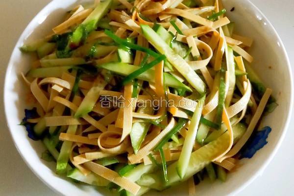 旧版黄瓜拌干豆腐