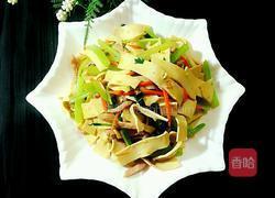 千张炒肉丝的做法图解9