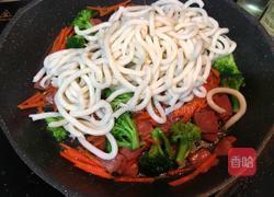 培根炒乌冬面的做法图解7