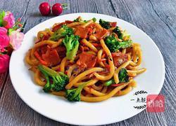 培根炒乌冬面的做法图解11