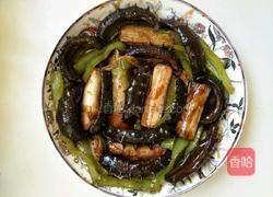 大葱青椒烧海参的做法图解4