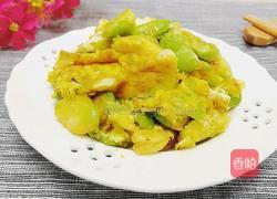 蚕豆炒鸡蛋的做法图解9