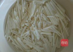 胡麻油炒三丝的做法图解2