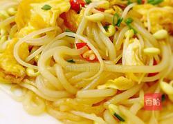 豆芽炒粉的做法图解10