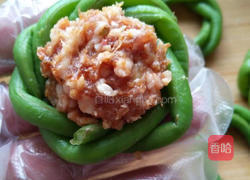 豆角酿肉的做法图解12
