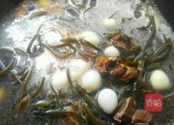 海带炖鹌鹑蛋的做法图解3