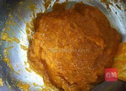 玫瑰花南瓜馒头的做法图解3