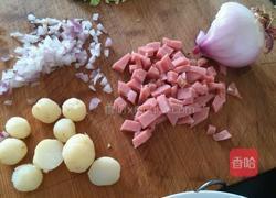培根土豆蛋炒饭(无明显蛋块)的做法图解2