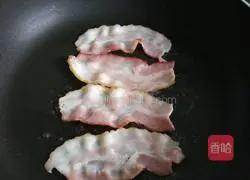 Illustration of how to make bacon salad bread box 6