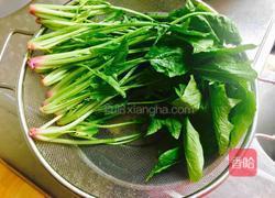 菠菜拌粉丝的做法图解1