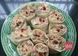 肉末油条千张卷的做法图解10