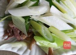 葱爆狗肉的做法图解5