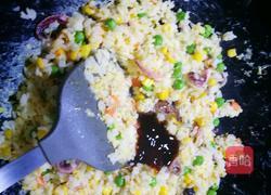 少油❤粒粒分开黄金八爪鱼蛋炒饭的做法图解5