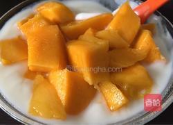 芒果酸奶的做法图解4