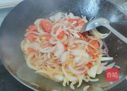 番茄炒洋葱的做法图解6