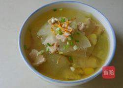 虫草花冬瓜肉片汤的做法图解6