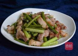 蒜薹炒肉的做法图解8