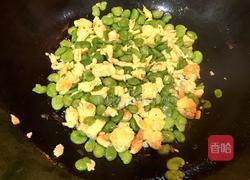 蚕豆炒鸡蛋的做法图解9