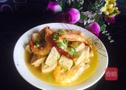 虾煲豆腐的做法图解8