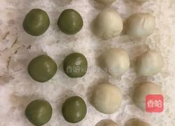 抹茶红豆酥的做法图解4