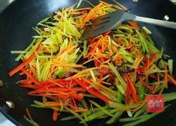 素炒五彩丝的做法图解3