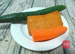 凉拌黄瓜豆干的做法图解1