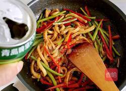 双椒炒牛肚丝的做法图解6