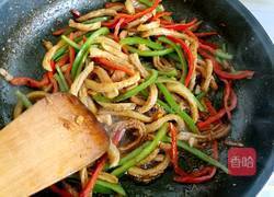 双椒炒牛肚丝的做法图解8