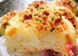 松软香葱肉松面包的做法图解11