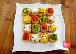 豆腐块酿肉的做法图解3