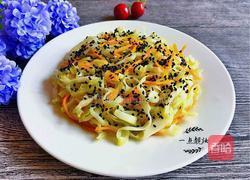 黑芝麻包菜丝的做法图解6