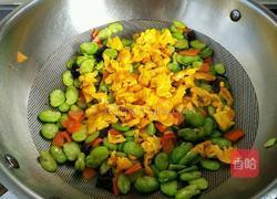 蚕豆瓣炒鸡蛋的做法图解7