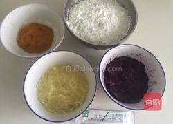 牛奶三色芋圆的做法图解1