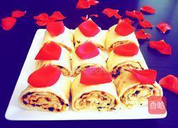 杏鲍菇酱葱花五香卷的做法图解16