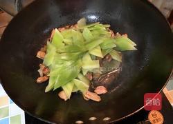 莴笋炒肉的做法图解4