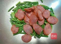 蒜苔炒火腿的做法图解4