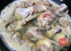 蒲菜飞鸭汤的做法图解2