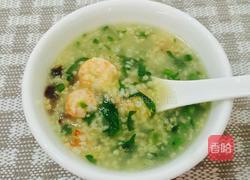 香菇芹菜虾仁小米粥的做法图解8