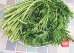 耗油茼蒿（蒿子秆）的做法图解1